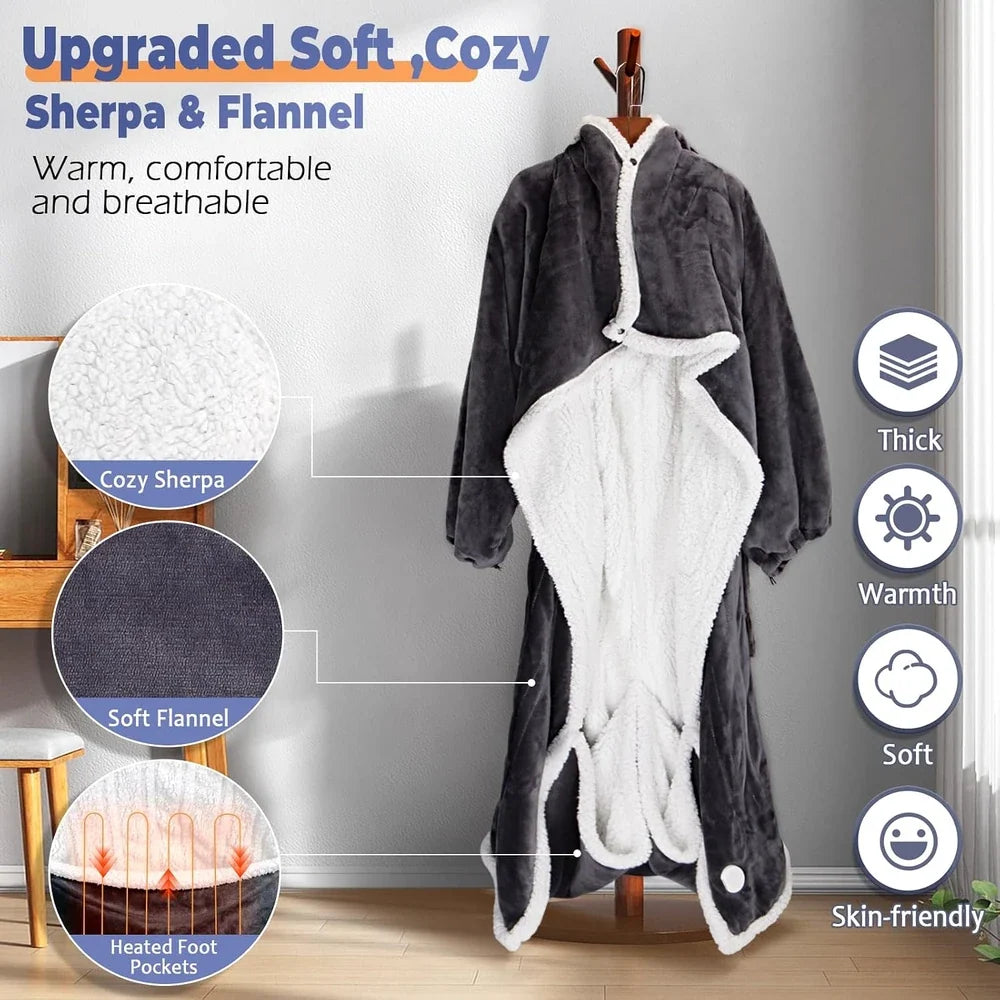 The Cozy Heated Wearable Blanket
