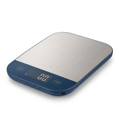 Rlovelen™ Forma S11 Digital Food Kitchen Scale, 11 lb Capacity, Grams & Ounces, Tare Function, 304 Stainless Steel Platform, USB-C Rechargeable Scale for Baking, Cooking, Meal Prep & Everyday Weighing
