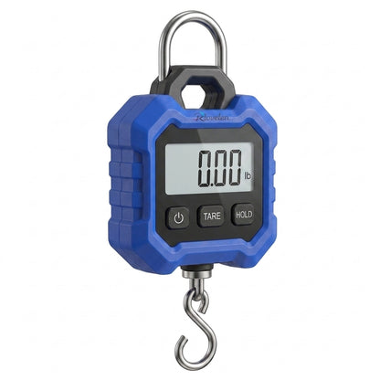 Rlovelen™ LiftGo H440 Digital Hanging Scale, 440 lb / 200 kg Capacity, Portable Handheld Hook Scale with Backlit LCD, Tare & Hold Functions for Grocery, Household, Luggage and Everyday Utility Weighing
